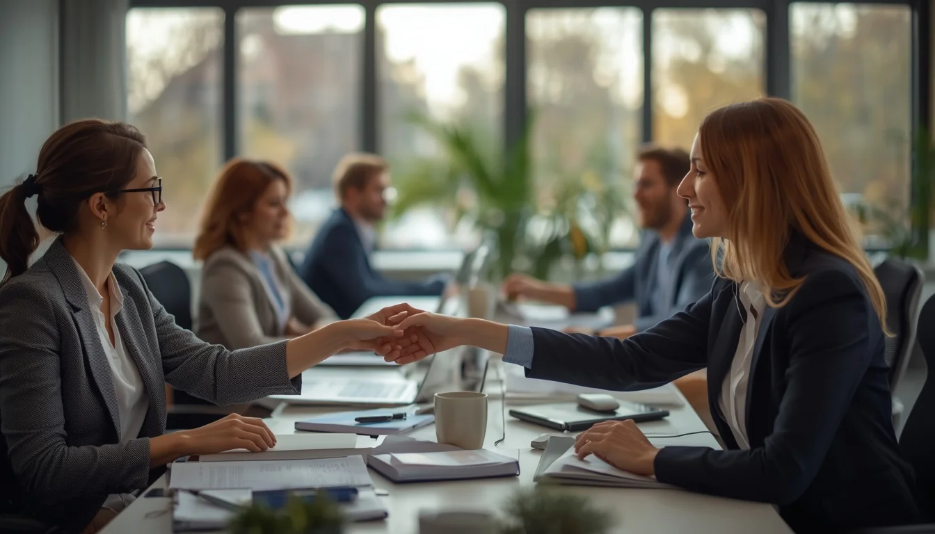 Personne travaillant dans un espace de bureau ouvert